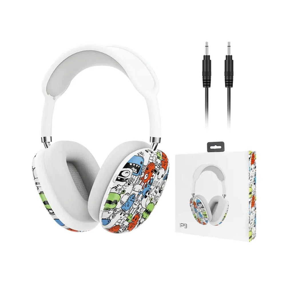 P9 Graffiti Bluetooth Wireless Headphones V5.0