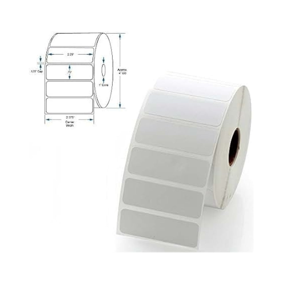 Barcode Label Rolls – 3 × 4 Inch White Self-Adhesive Labels, Permanent Adhesive, Perforated, 1000 Labels per Roll – 1 Roll