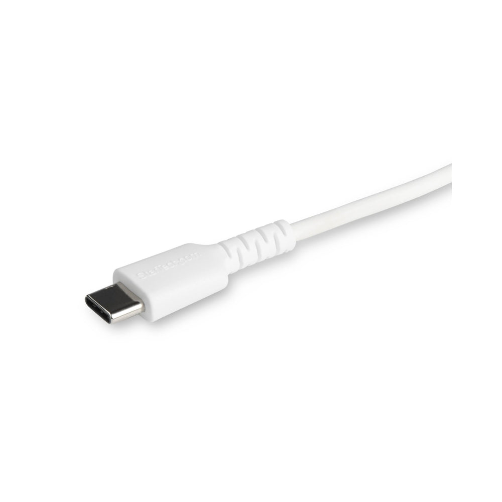 Durable White USB-C to Lightning Cable – Heavy-Duty Aramid Fiber Charger & Sync Cable