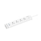 Huntkey SZC417 Universal Power Strip – 5 AC Sockets, 2 USB-C & 1 USB-A, 3-Meter Cable