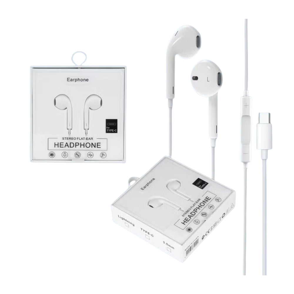 iPhone Wired Earphones with Hands-Free Microphone – In-Ear Headset