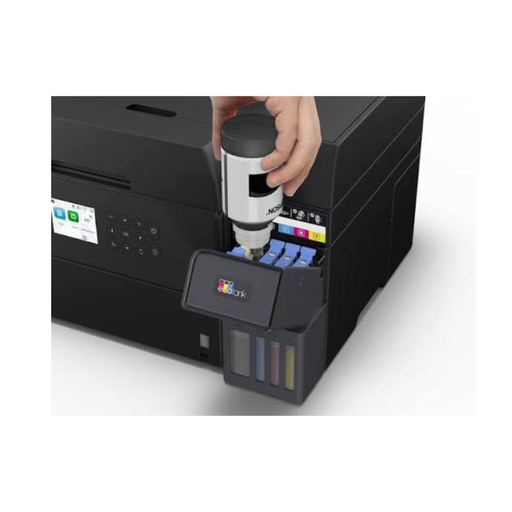 طابعة Epson EcoTank L6370 متعددة الوظائف – طباعة، مسح ضوئي، نسخ، واي فاي، إيثرنت، وطباعة تلقائية على الوجهين