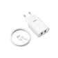 REMAX 2-Port Power Adapter with USB-C to Lightning Cable