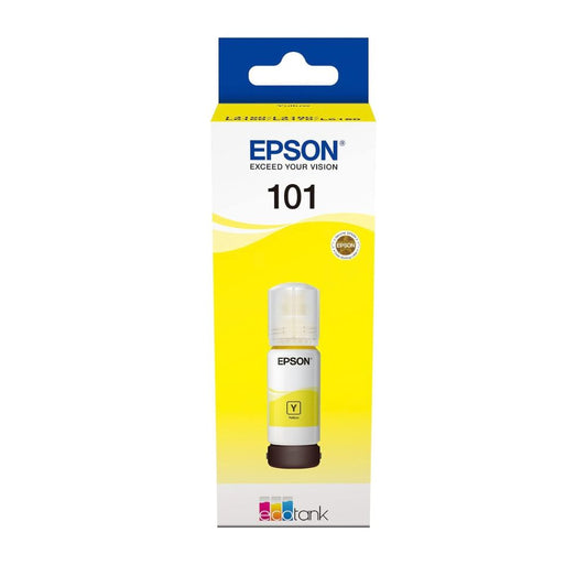 Epson 101 EcoTank Genuine Original Ink Bottle – Yellow – 70 ml