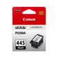 Canon PG-445 Genuine Black Ink Cartridge - 8 ml, Up to 180 Pages