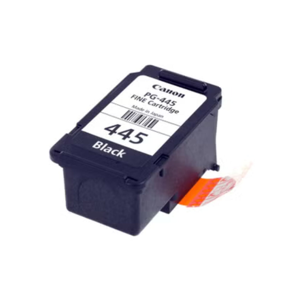 Canon PG-445 Genuine Black Ink Cartridge - 8 ml, Up to 180 Pages