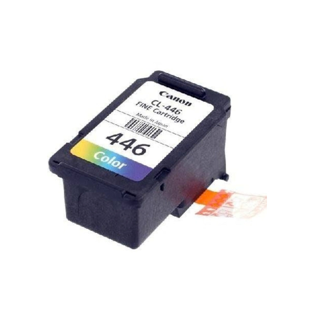 خرطوشة حبر ملون أصلية من كانون CL-446 - سماوي / أرجواني / أصفر، 8 مل، حتى 180 صفحة