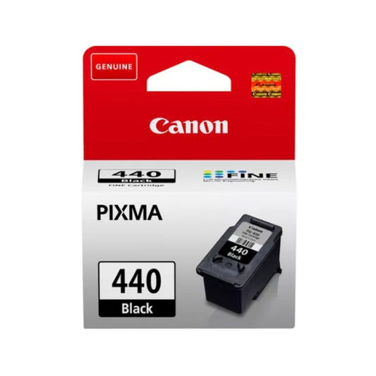 Canon PG-440 Genuine Black Ink Cartridge - 8 ml, Up to 180 Pages