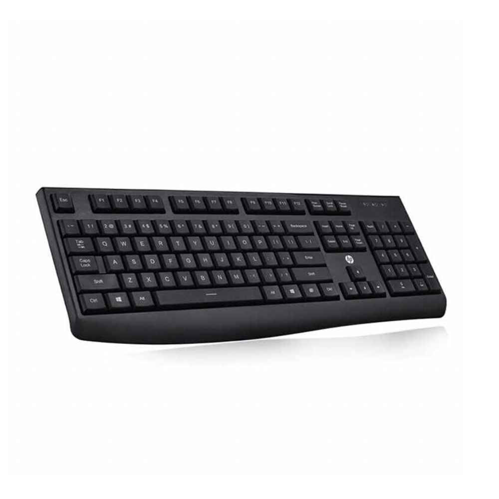 HP K200 Wired USB Keyboard – 104 Keys, Full-Size Office & Gaming Keyboard, Black