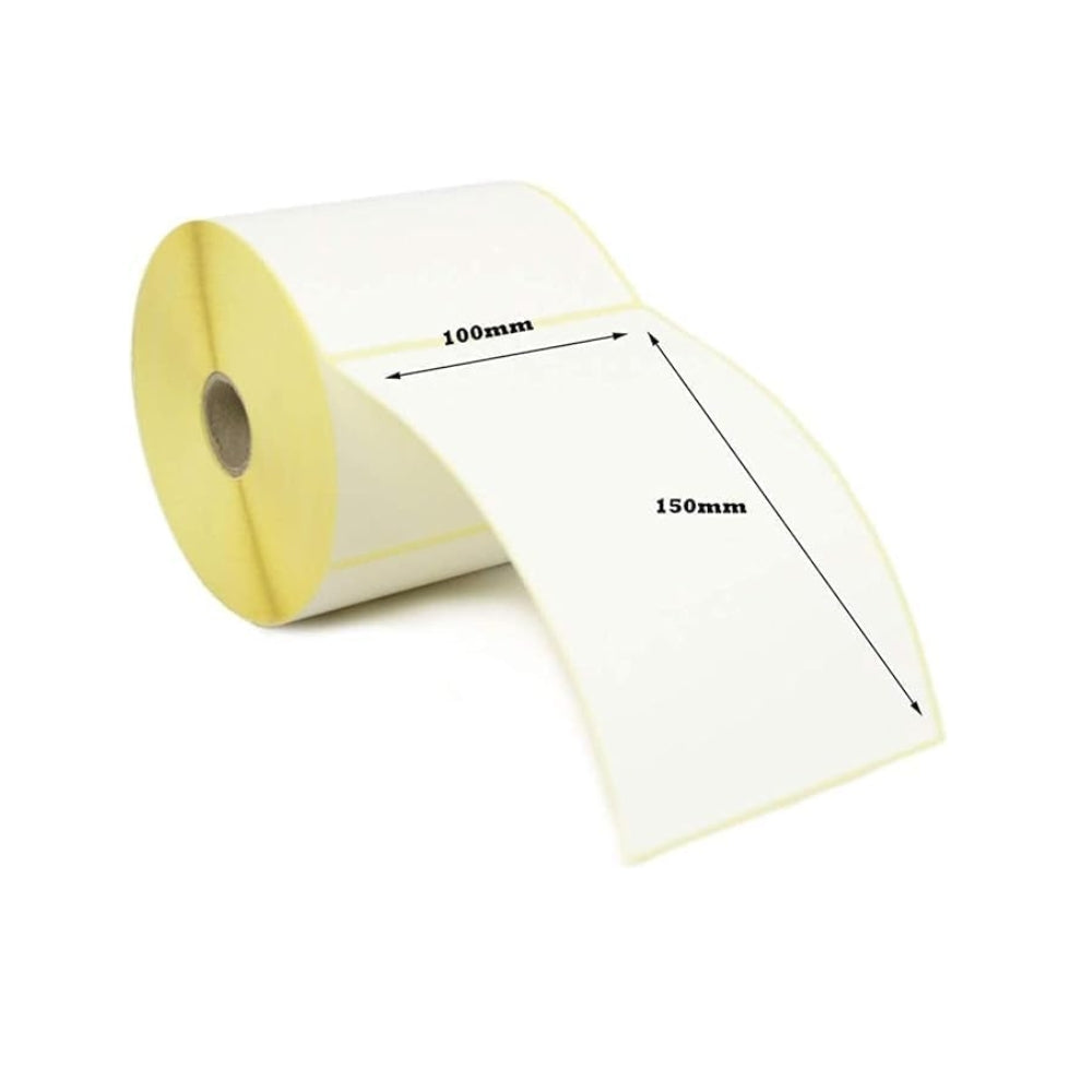 Barcode Label Roll – Self-Adhesive Labels for Barcode Printers, 10 × 7.5 cm, 500 Labels per Roll, 1 Roll
