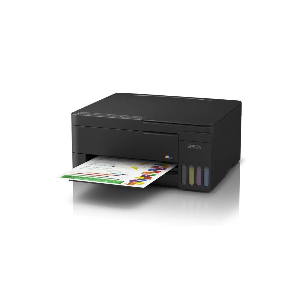 طابعة Epson EcoTank L3351 متعددة الوظائف – طباعة، مسح ضوئي ونسخ مع واي فاي