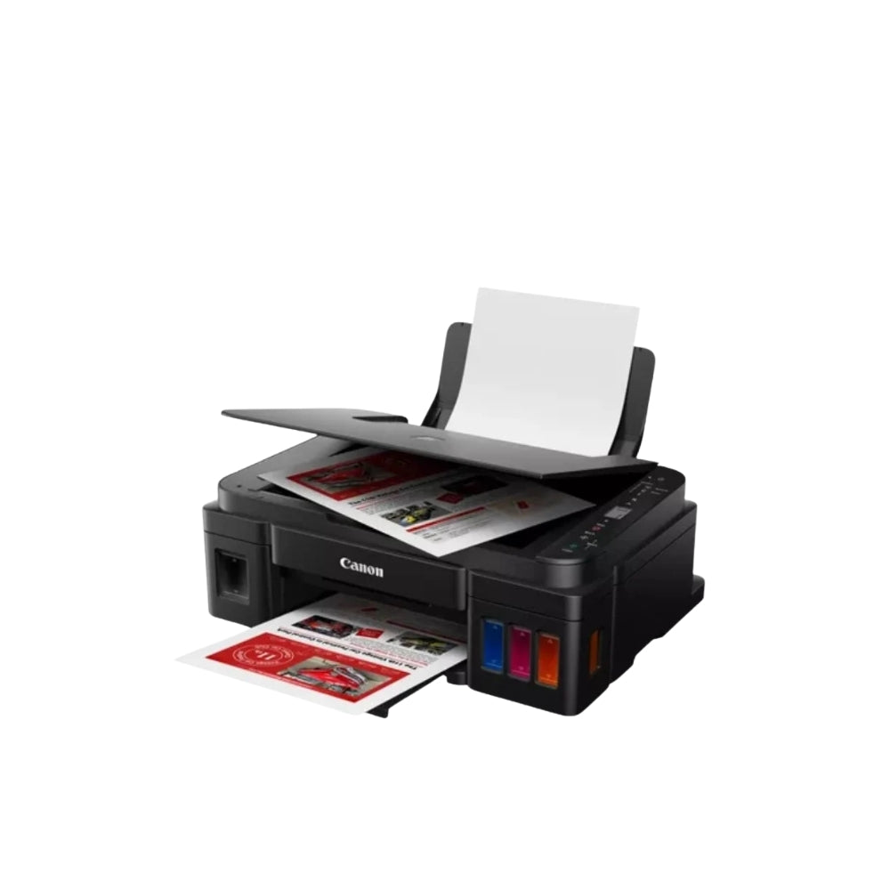 Canon PIXMA G3410 Wireless All-in-One Ink Tank Printer – Print, Copy, Scan, Wi-Fiطابعة كانون G3410 واي فاي ملونة متعددة الوظائف | InkWorld