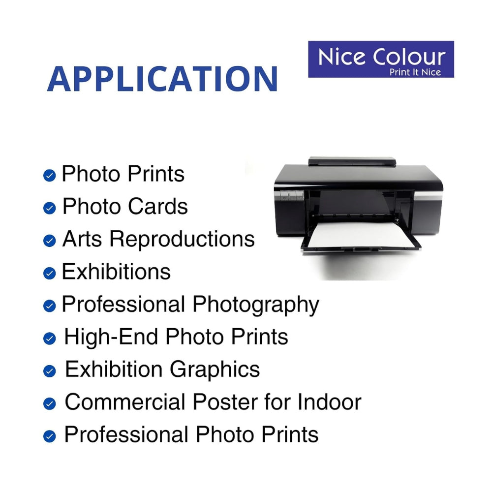Glossy Inkjet Photo Paper 12 × 18 Inch (30 × 45 cm) – 210 GSM, Waterproof, 50 Sheets