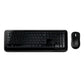 Microsoft Wireless Keyboard & Mouse 850 Combo – 2.4 GHz, Black