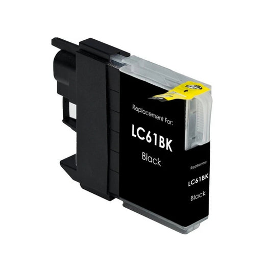 Brother LC61BK Compatible Ink Cartridge – Black – Standard Yield