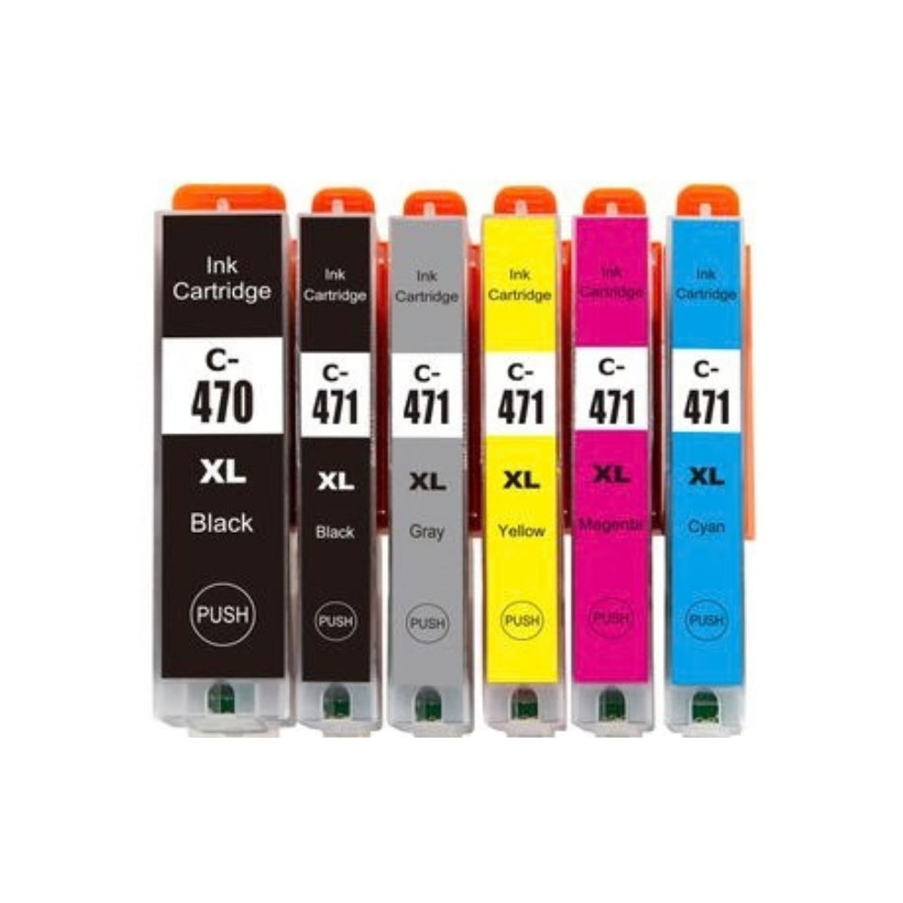 Canon 470 / 471 Compatible Ink Cartridge – Replacement Cartridge for Canon PIXMA Printers