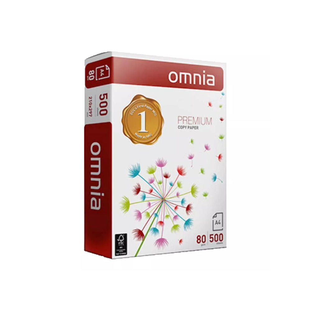 Omnia A4 Copy & Printing Paper – 80gsm, 500 Sheets
