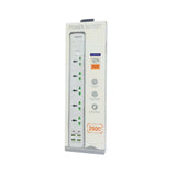 EXT114 Power Extension Strip – 5 AC Sockets, 4 USB Ports, 3-Meter Cable