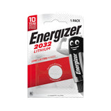 Energizer CR2032 3V Lithium Button Cell Battery