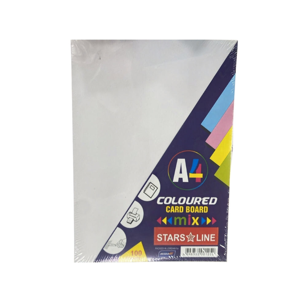 White Cardboard Paper – 100 Sheets