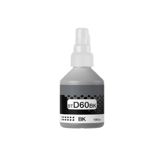 Compatible Brother D60 / BT5000 Ink Tank Refill Ink – Available in Multiple Colours